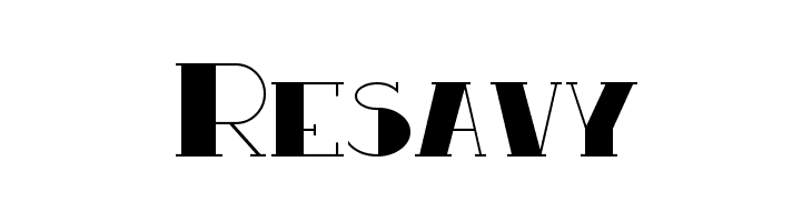 Resavy  font caratteri gratis