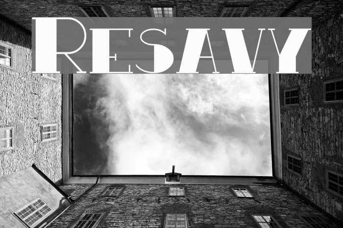 Resavy Font examples