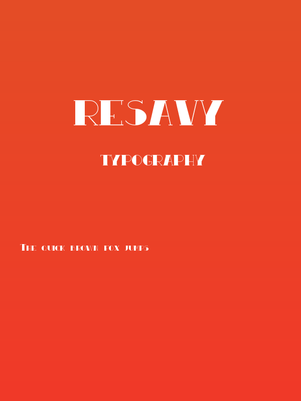 Resavy Poster