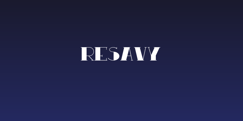 Resavy Social Header