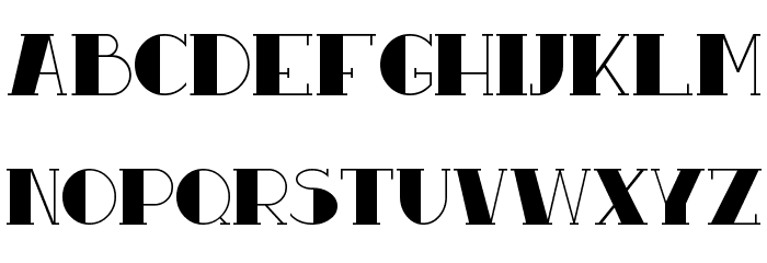 Resavy Font LOWERCASE