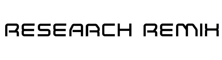 Research Remix Font