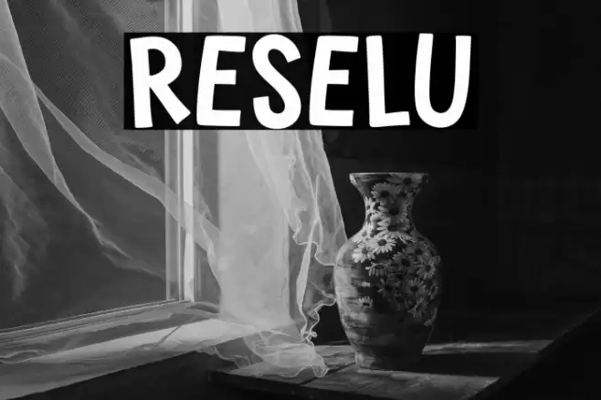 Reselu Font examples