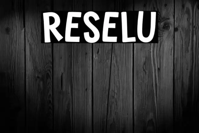 Reselu Font examples