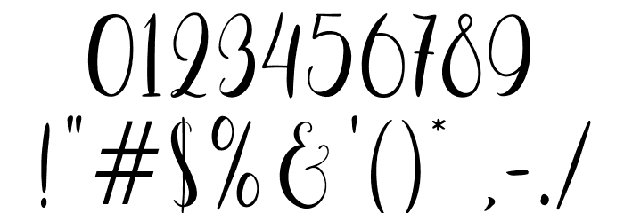 Resemhary Font OTHER CHARS