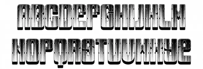 Reserved Dogs Regular Schriftart Groß
