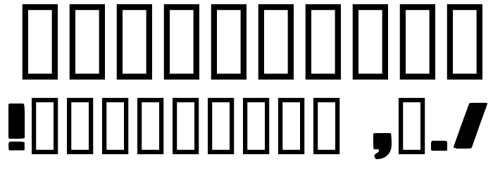 Reservoir Grunge Font OTHER CHARS
