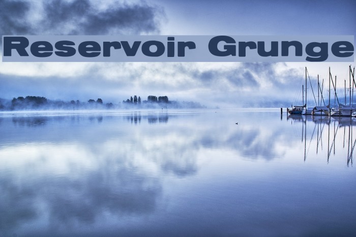 Reservoir Grunge Font examples
