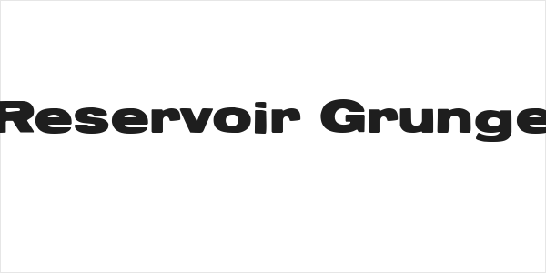 Reservoir Grunge Logo