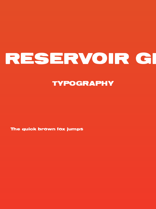 Reservoir Grunge Poster