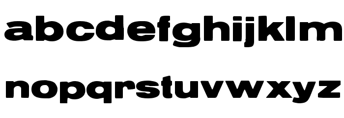 Reservoir Grunge Font LOWERCASE