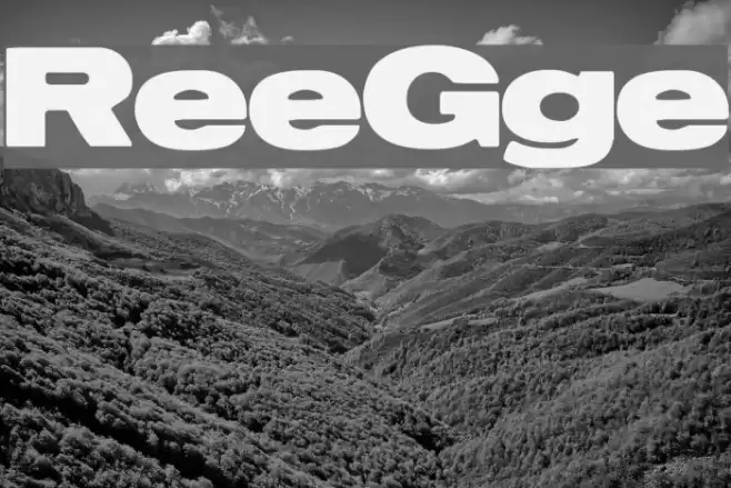 ReservoirGrunge Font examples