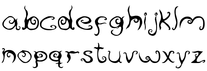 ReservoirInk Font LOWERCASE