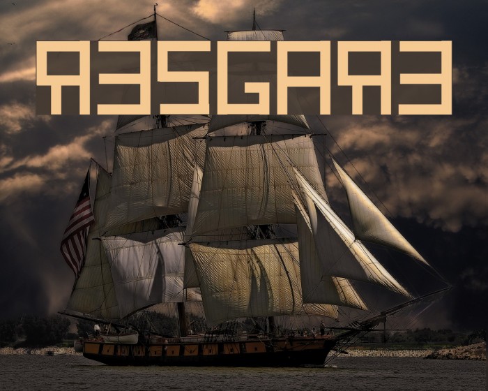 Resgare Font examples