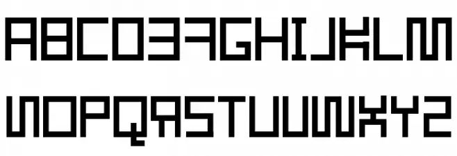 Resgare फ़ॉन्ट लोअरकेस