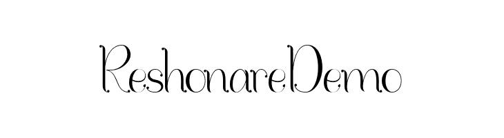 Reshonare Demo  لخطوط تنزيل