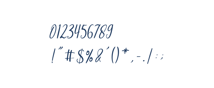 Reshonta Slant Other Characters