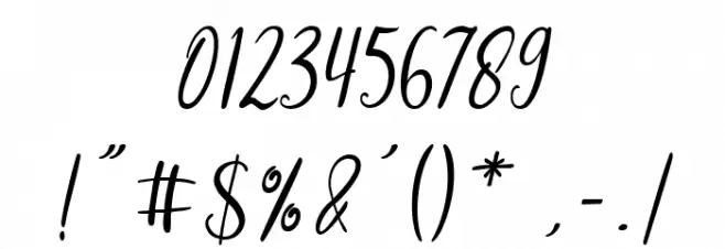 Reshonta Slant Шрифта ДРУГИЕ символов