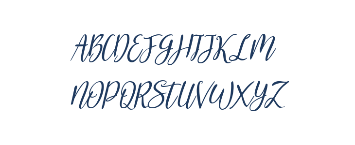 Reshonta Slant Uppercase