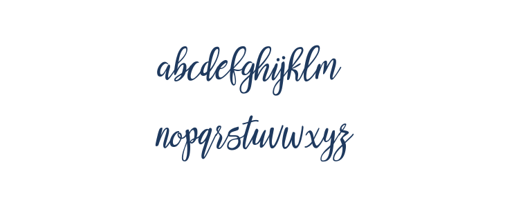 Reshonta Slant Lowercase