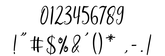 Reshonta Font OTHER CHARS