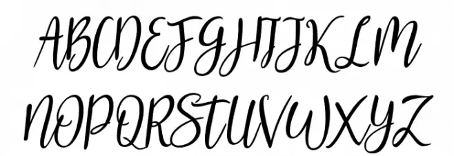 Reshonta Schriftart Groß