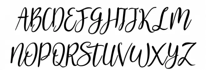 Reshonta Schriftart Groß
