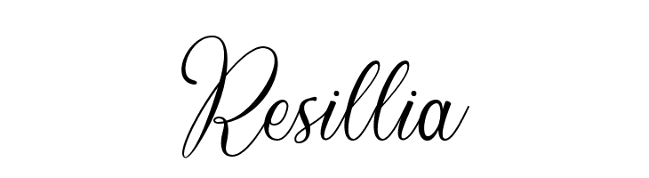 Resillia  Frei Schriftart Herunterladen
