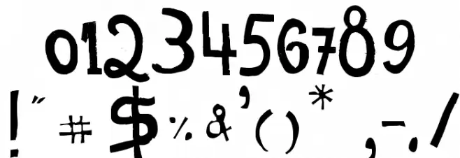 Resistance Until The End Font OTHER CHARS