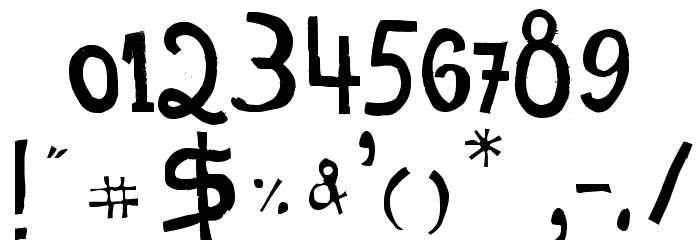 Resistance Until The End Font OTHER CHARS