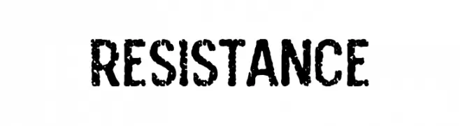 Resistance  Fuentes Gratis Descargar