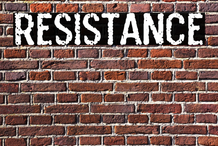 Resistance Font examples