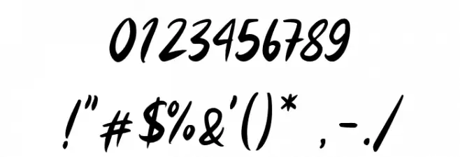 Resitta Font OTHER CHARS