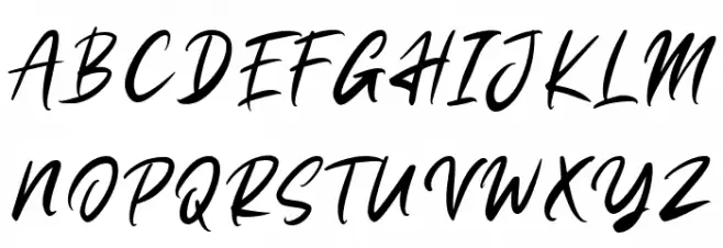 Resitta 字体 大写