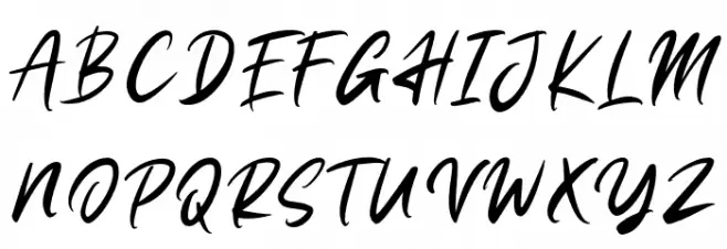 Resitta 字体 大写
