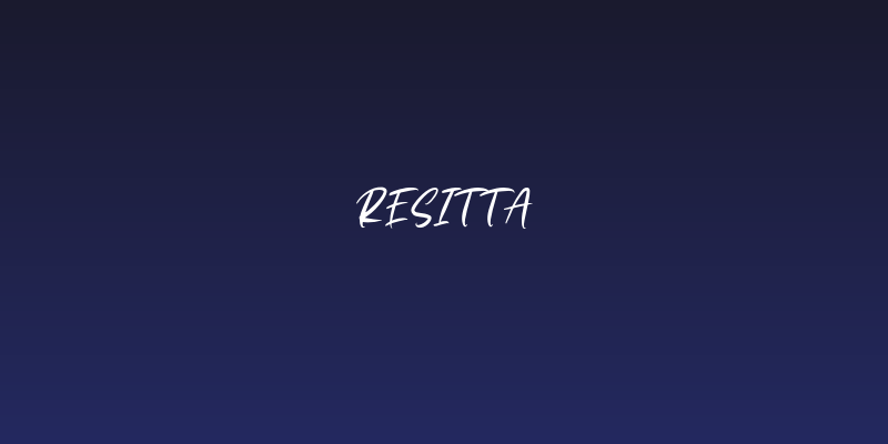 Resitta Social Header
