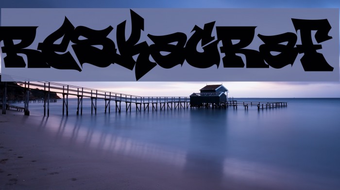 ReskaGraf Font examples