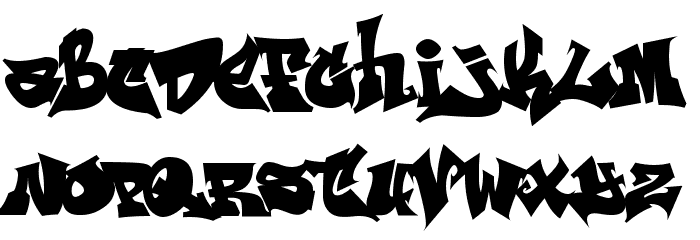 ReskaGraf Font LOWERCASE