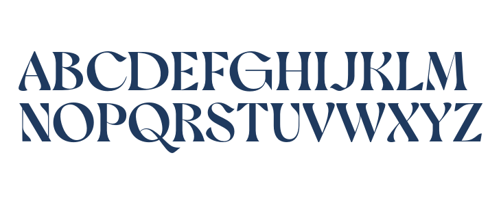 Resolide Serif PERSONAL USE Regular Uppercase