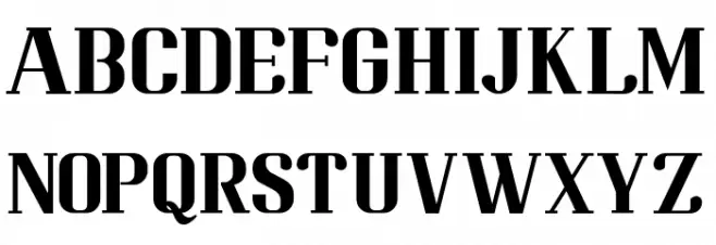 Resolve-Regular Schriftart Groß