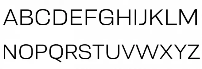 Resolve Sans Light Schriftart Groß