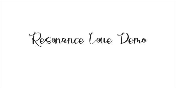 Resonance Love Demo Logo
