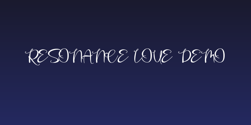 Resonance Love Demo Social Header