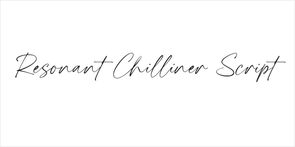 Resonant Chilliner Script Logo