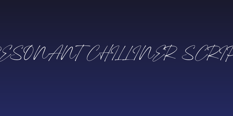 Resonant Chilliner Script Social Header