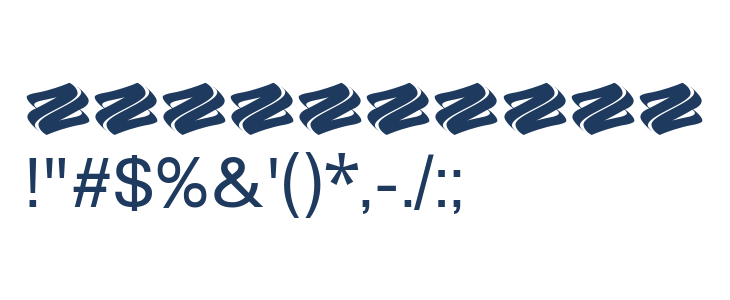 Resonate demo Regular Other Characters