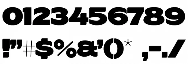 ResotE Font OTHER CHARS