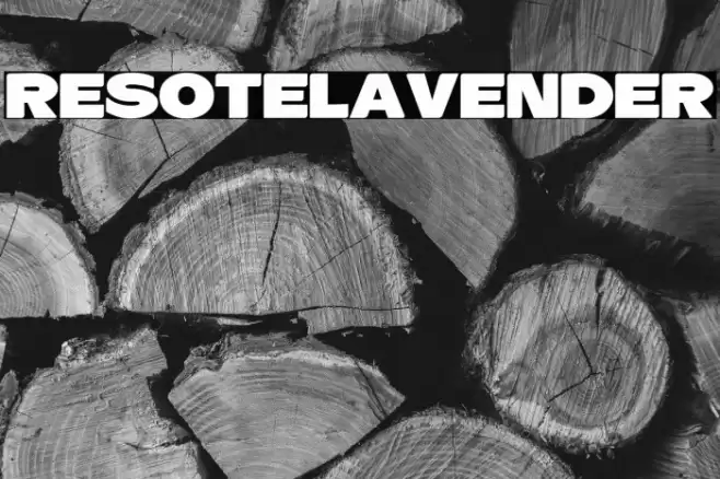 ResotELavender Font examples
