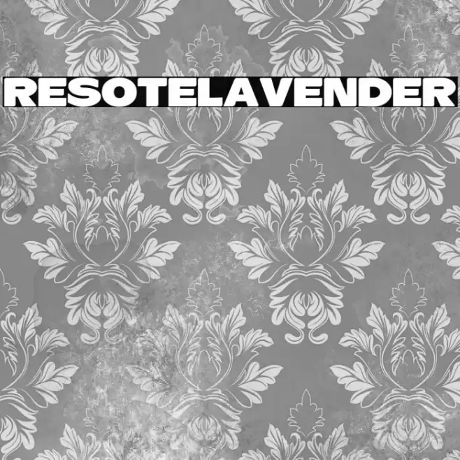 ResotELavender Font examples