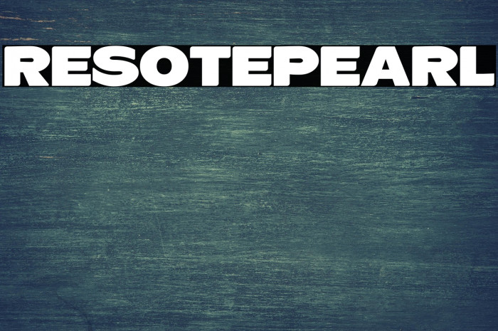 ResotEPearl Example 1